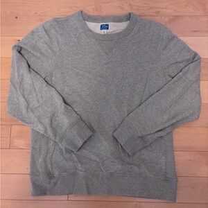 J. Crew Heather Gray Crewneck Sweater